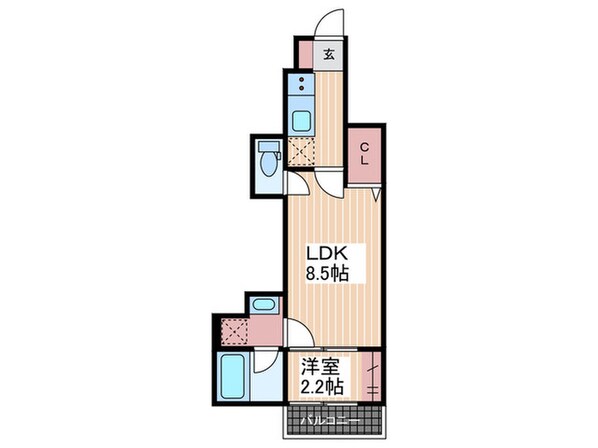 M　Terrace藤垂園　壱番館の物件間取画像